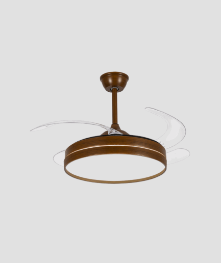 Ventilador e Lustre Imbuia Bivolt